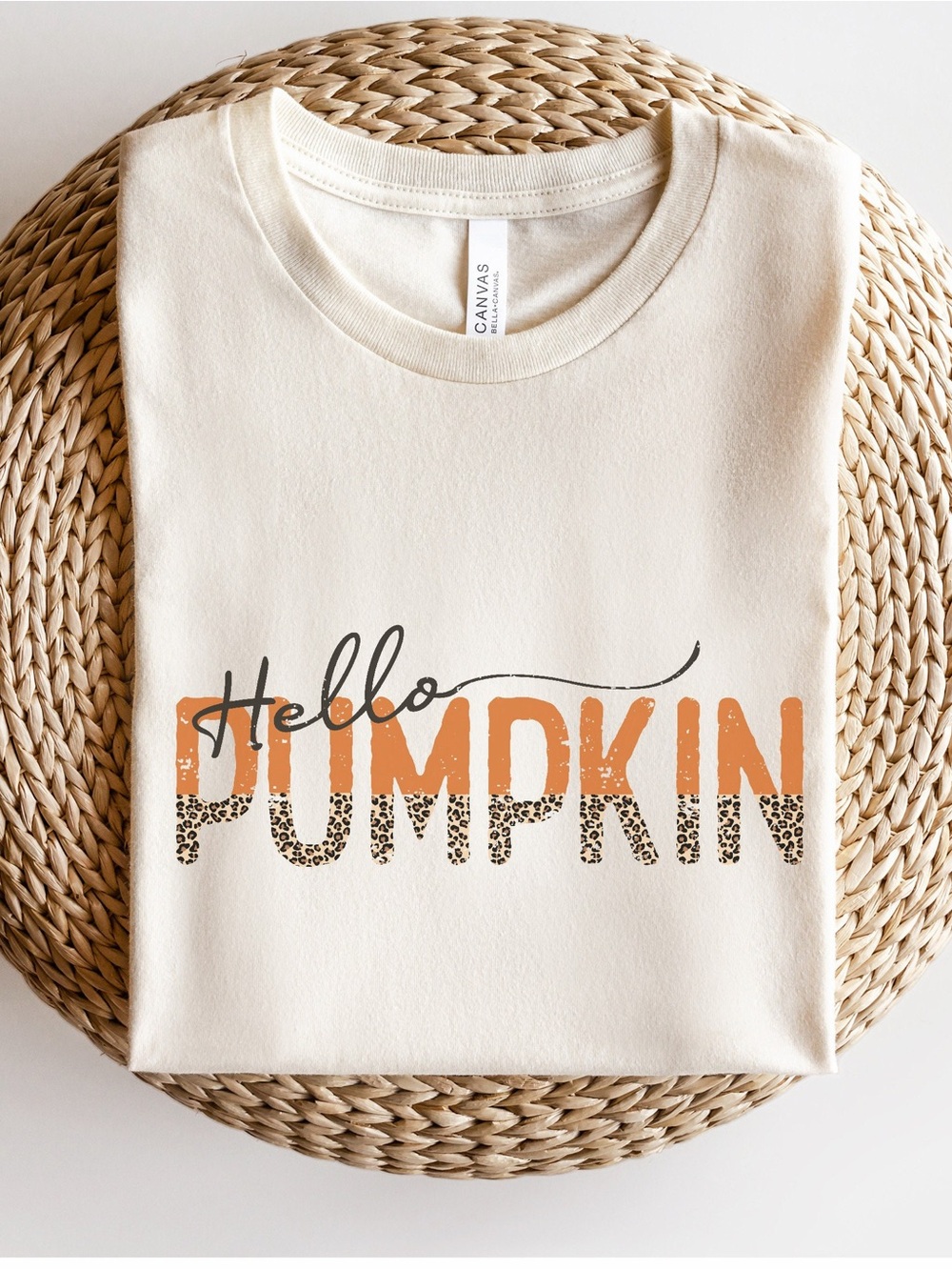 Bella Canvas Fall 'Hello Pumpkin' Graphic T-Shirt